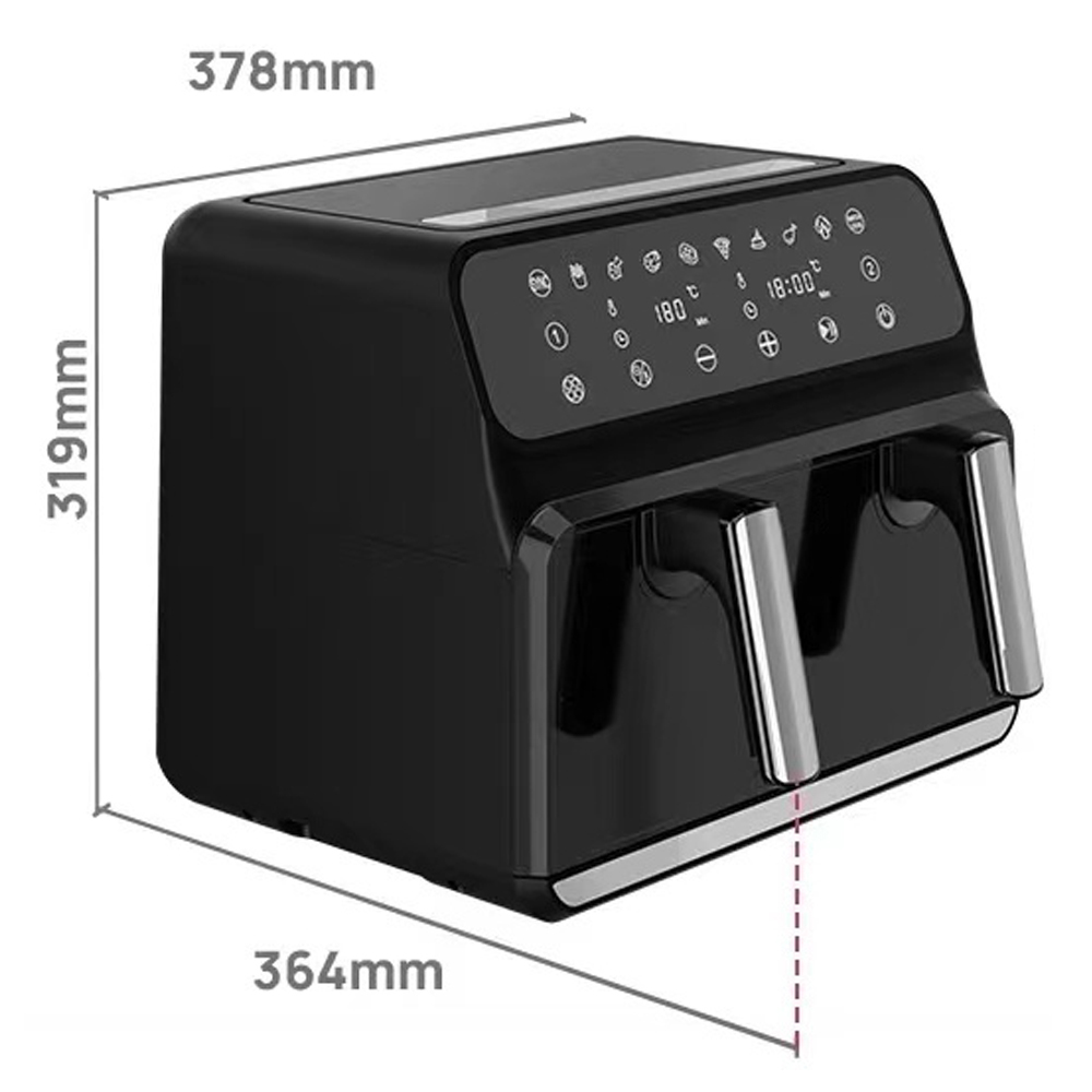 Fritadeira Sem Óleo Air Fryer 8L 