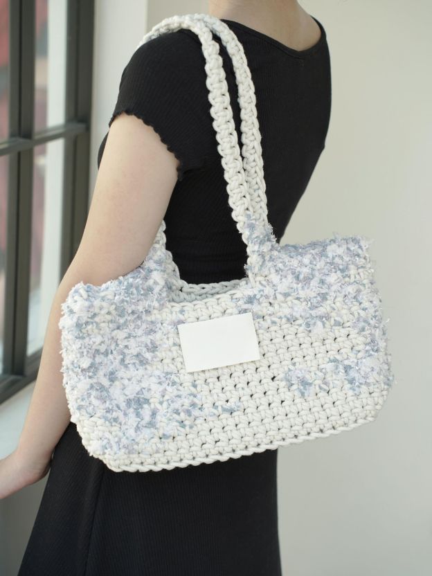 Hand-mixed thread climbing wall series bag DIY material package One shoulder crocheted handmade gift Girlfriend Girlfriend Original-HOOKSTH