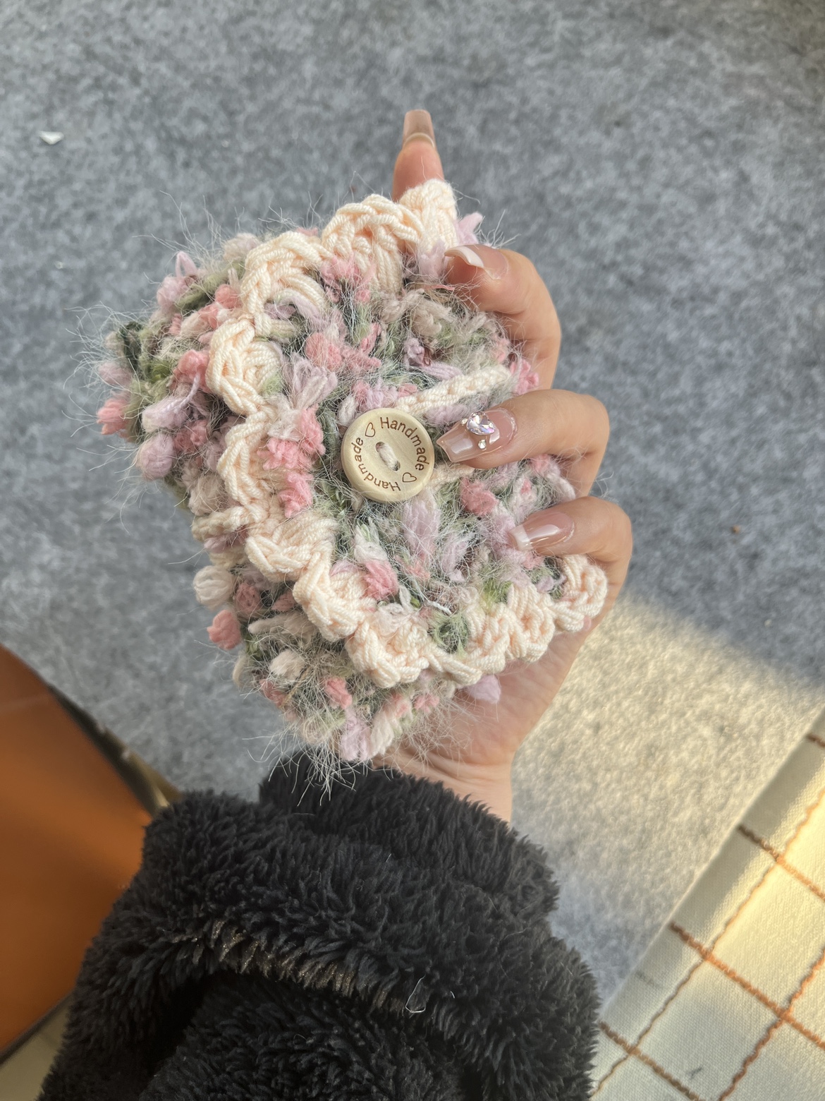 Slytherin | Hand Mixed Yarn Card Bag Material Pack Hand Crochet Mixing Bag Driver's License Bag Card Bag Headphone Bag DIY