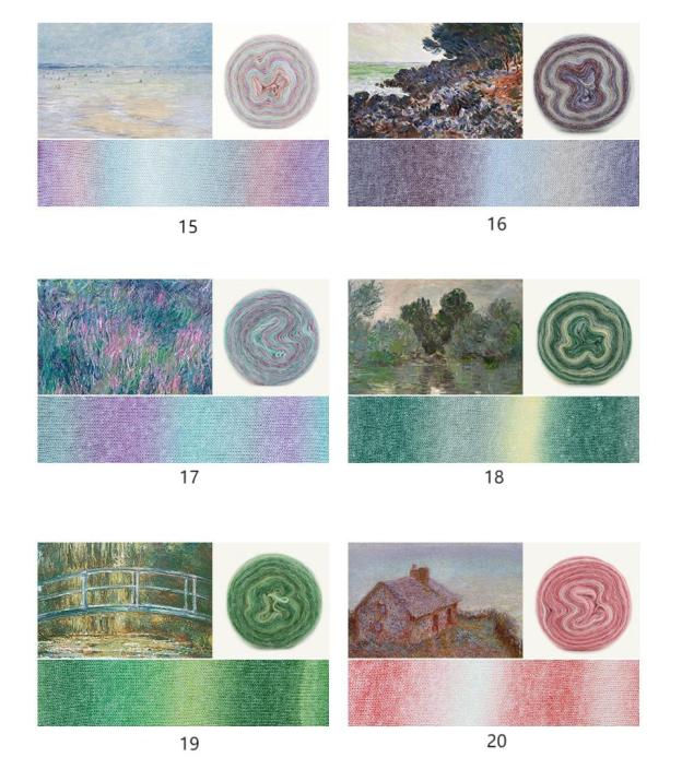 Impression sunrise wool cotton yarn hand-woven gift crochet rod hat scarf sweater handmade gift diy clothes bag-HOOKSTH