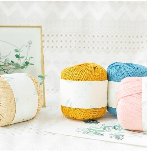 Abaca yarn handmade crochet DIY knitting sweater hat bag thick wool ball material bag artifact-HOOKSTH