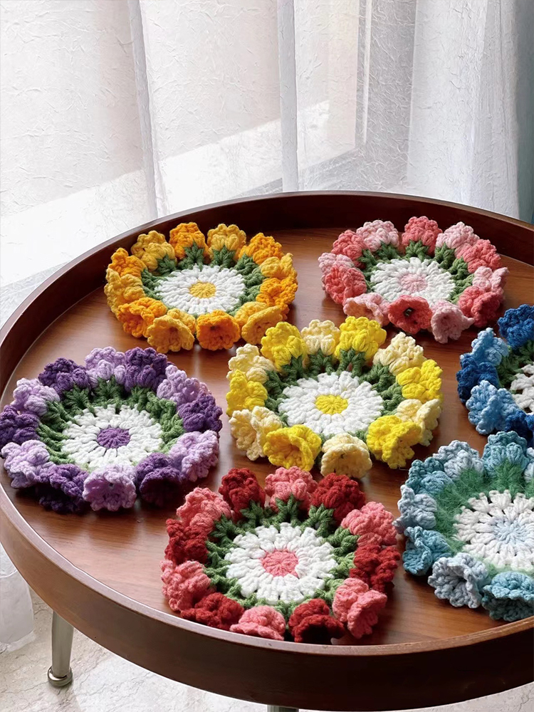 The Secret of Lily of the Valley | Handmade Crochet Coaster