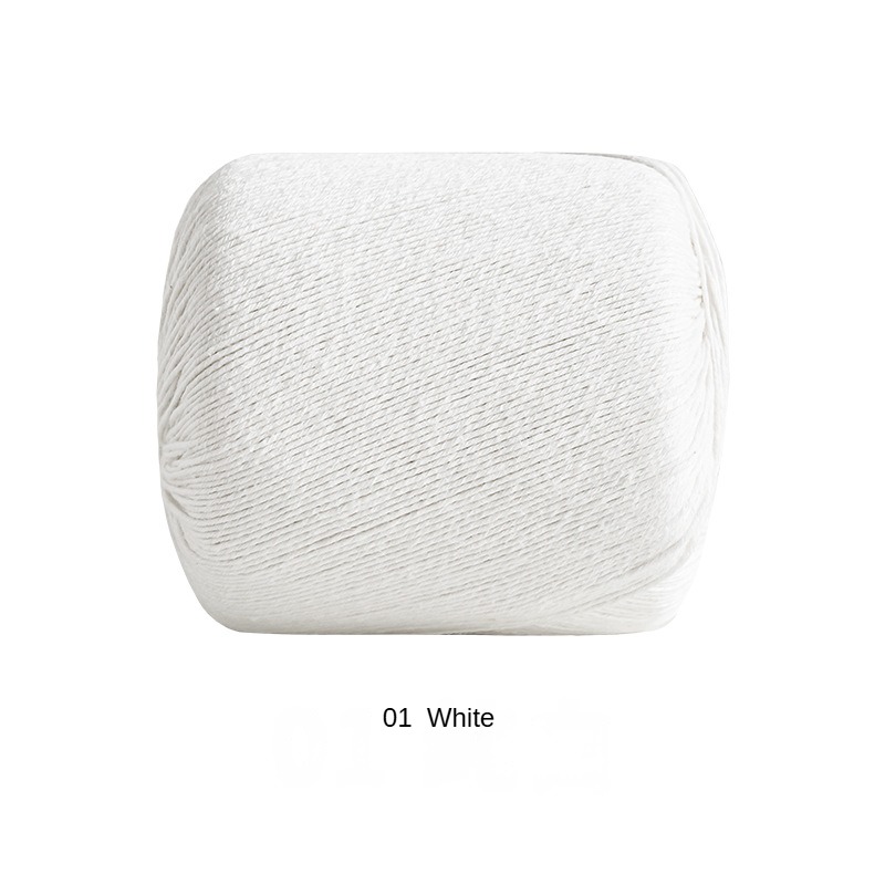 Morandi linen lace yarn hand-woven gift crochet rod hat scarf sweater handmade gift diy clothes bag-HOOKSTH