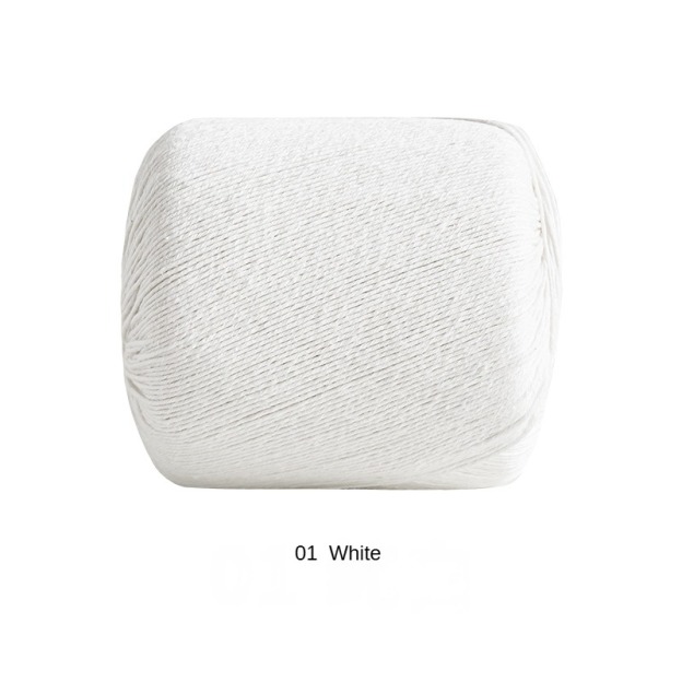 Morandi linen lace yarn hand-woven gift crochet rod hat scarf sweater handmade gift diy clothes bag-HOOKSTH