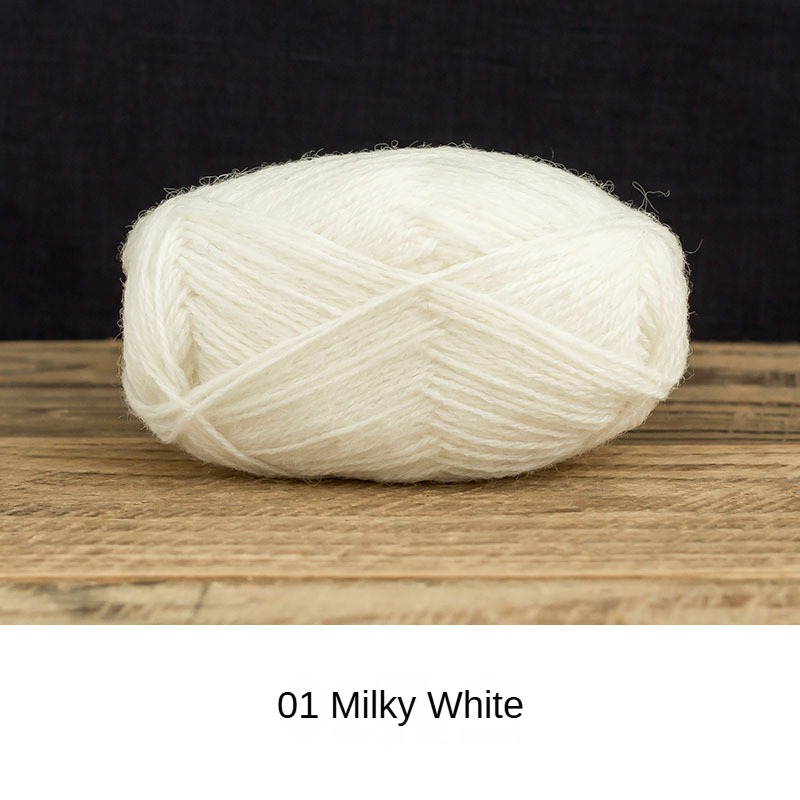 Delan wool yarn hand-woven gift crochet rod hat scarf sweater handmade gift diy clothes bag-HOOKSTH