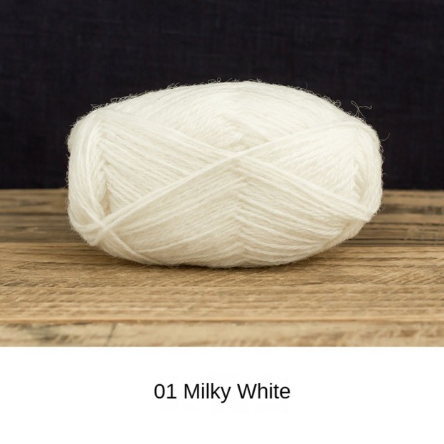 Delan wool yarn hand-woven gift crochet rod hat scarf sweater handmade gift diy clothes bag-HOOKSTH