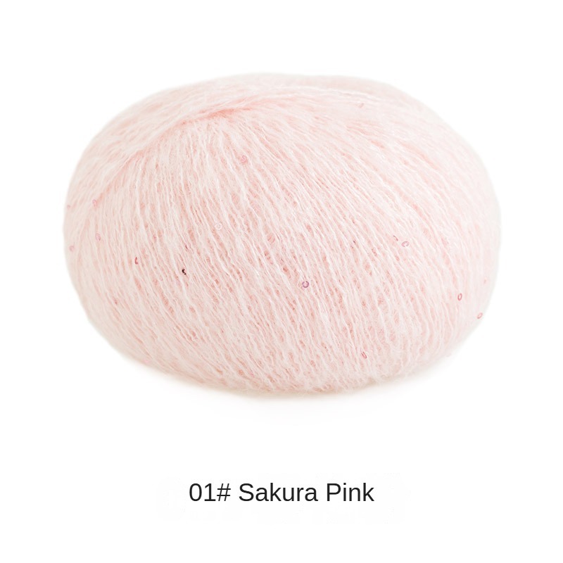 Phantom Feather Beads hand-woven gift crochet rod hat scarf sweater handmade gift diy clothes bag-HOOKSTH