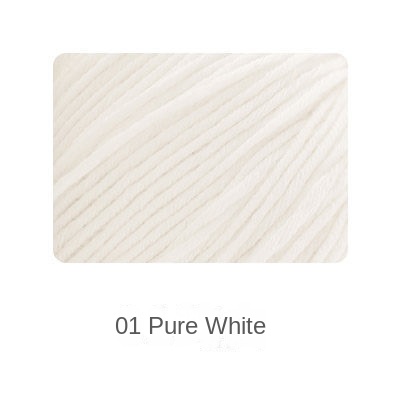 Organic cotton yarn hand knitting yarn 50g hand-woven gift crochet rod hat scarf sweater handmade gift diy clothes bag-HOOKSTH