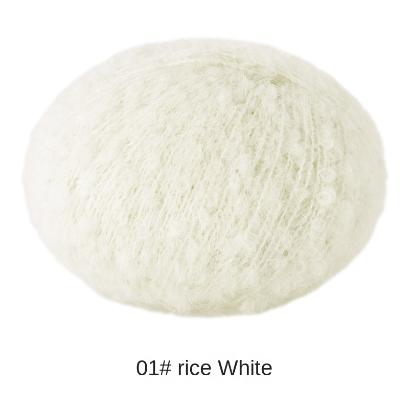 Loop yarn wool yarn hand-woven gift crochet rod hat scarf sweater handmade gift diy clothes bag-HOOKSTH