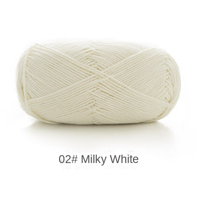 5-ply combed Cotton &  Acrylic hand knitting yarn 100g hand-woven gift crochet rod hat scarf sweater handmade gift diy clothes bag-HOOKSTH