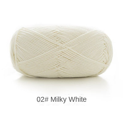 5-ply combed Cotton &  Acrylic hand knitting yarn 100g hand-woven gift crochet rod hat scarf sweater handmade gift diy clothes bag-HOOKSTH