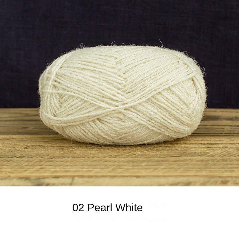 Delan wool yarn hand-woven gift crochet rod hat scarf sweater handmade gift diy clothes bag-HOOKSTH