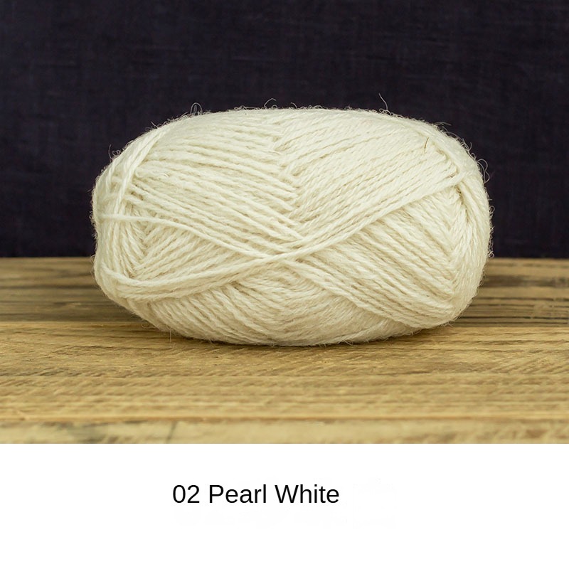 Delan wool yarn hand-woven gift crochet rod hat scarf sweater handmade gift diy clothes bag-HOOKSTH