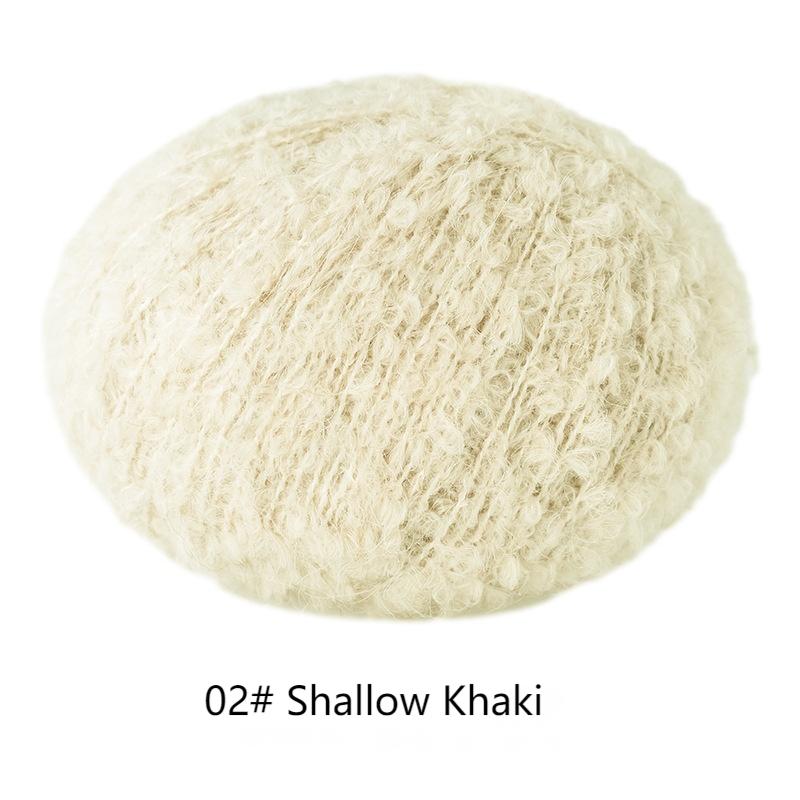 Loop yarn wool yarn hand-woven gift crochet rod hat scarf sweater handmade gift diy clothes bag-HOOKSTH