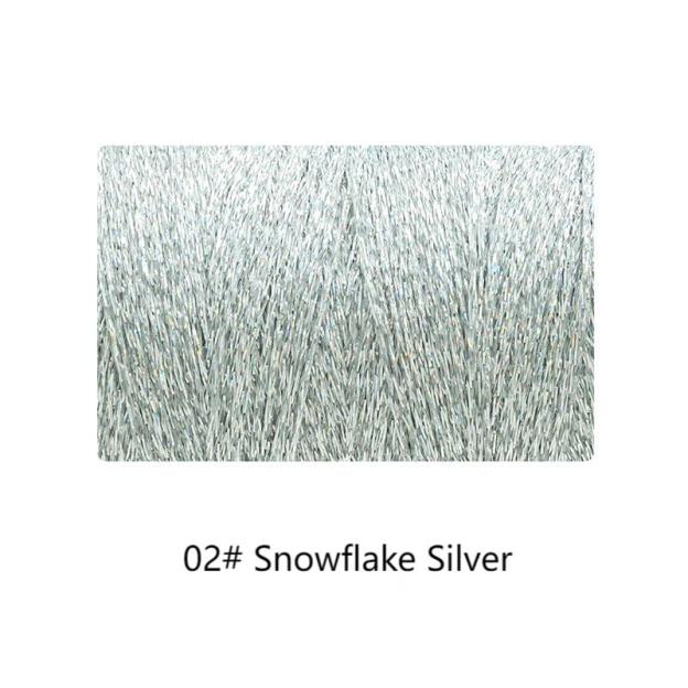 Gold yarn hand-woven gift crochet rod hat scarf sweater handmade gift diy clothes bag-HOOKSTH