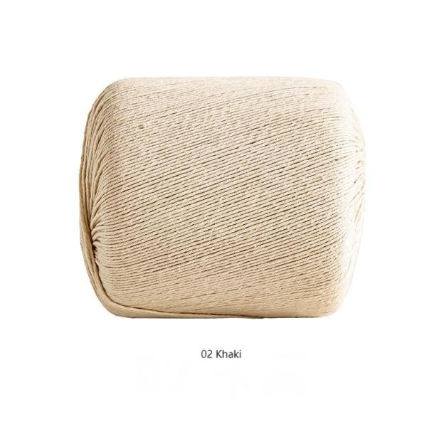 Morandi linen lace yarn hand-woven gift crochet rod hat scarf sweater handmade gift diy clothes bag-HOOKSTH