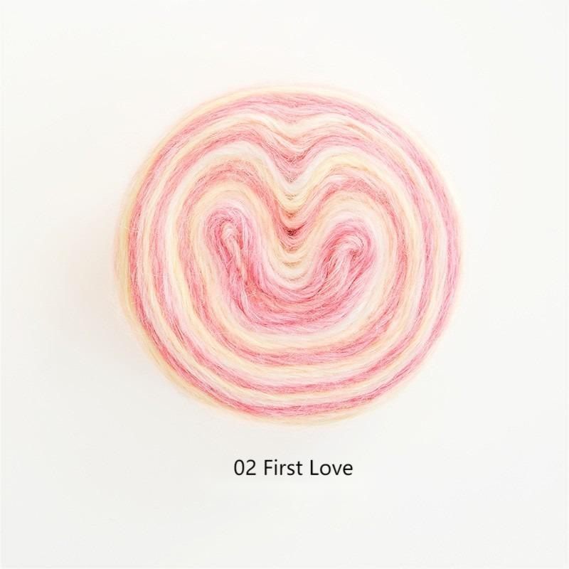 Impression sunrise wool cotton yarn hand-woven gift crochet rod hat scarf sweater handmade gift diy clothes bag-HOOKSTH