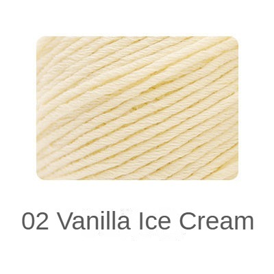 Organic cotton yarn hand knitting yarn 50g hand-woven gift crochet rod hat scarf sweater handmade gift diy clothes bag-HOOKSTH