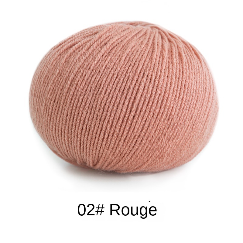 Morandi 4# Australian Merino wool yarn hand-woven gift crochet rod hat scarf sweater handmade gift diy clothes bag-HOOKSTH