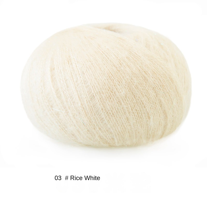 Su Su sister home phantom bright silk mohair according to the box wholesale wool ball hand-woven DIY crochet rod
