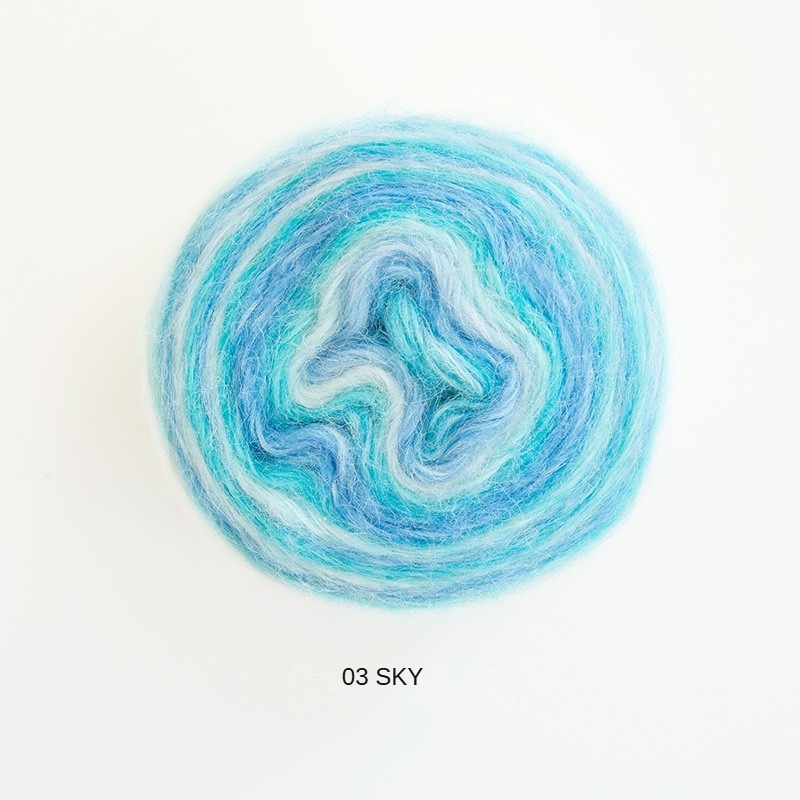 Su Su sister home impression sunrise according to package (box) wholesale wool ball hand-knitting DIY crochet stick