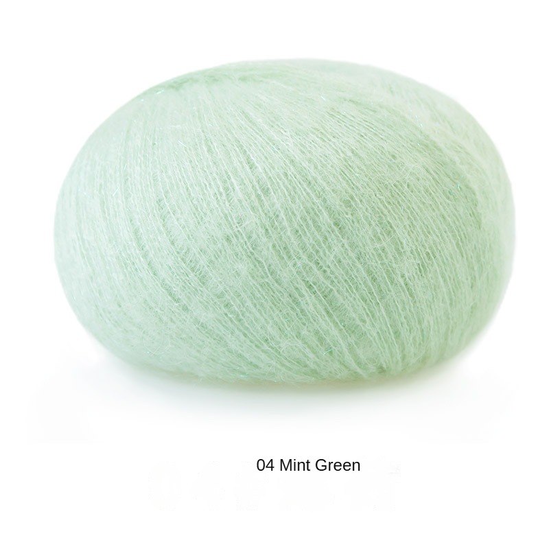 Su Su sister home phantom bright silk mohair according to the box wholesale wool ball hand-woven DIY crochet rod
