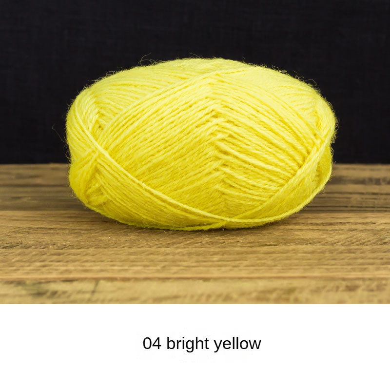 Delan wool yarn hand-woven gift crochet rod hat scarf sweater handmade gift diy clothes bag-HOOKSTH