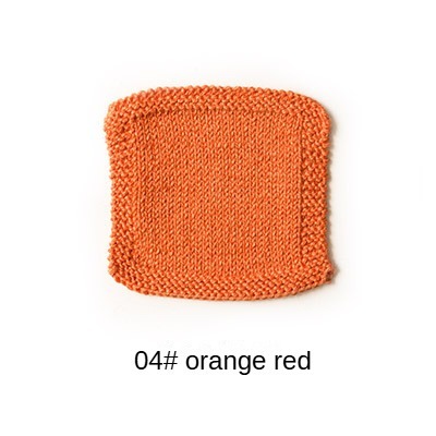 Wool cotton hand-made cotton yarn hand-woven gift crochet rod hat scarf sweater handmade gift diy clothes bag-HOOKSTH