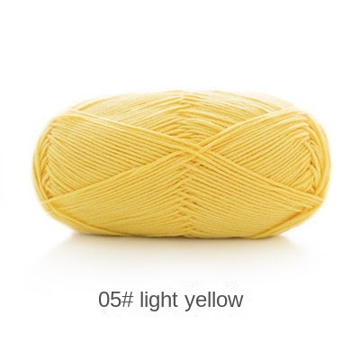 5-ply combed Cotton &  Acrylic hand knitting yarn 100g hand-woven gift crochet rod hat scarf sweater handmade gift diy clothes bag-HOOKSTH