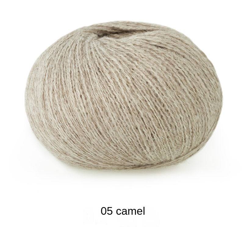 Alpaca yarn hand-woven gift crochet rod hat scarf sweater handmade gift diy clothes bag-HOOKSTH