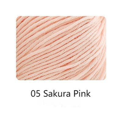 Organic cotton yarn hand knitting yarn 50g hand-woven gift crochet rod hat scarf sweater handmade gift diy clothes bag-HOOKSTH