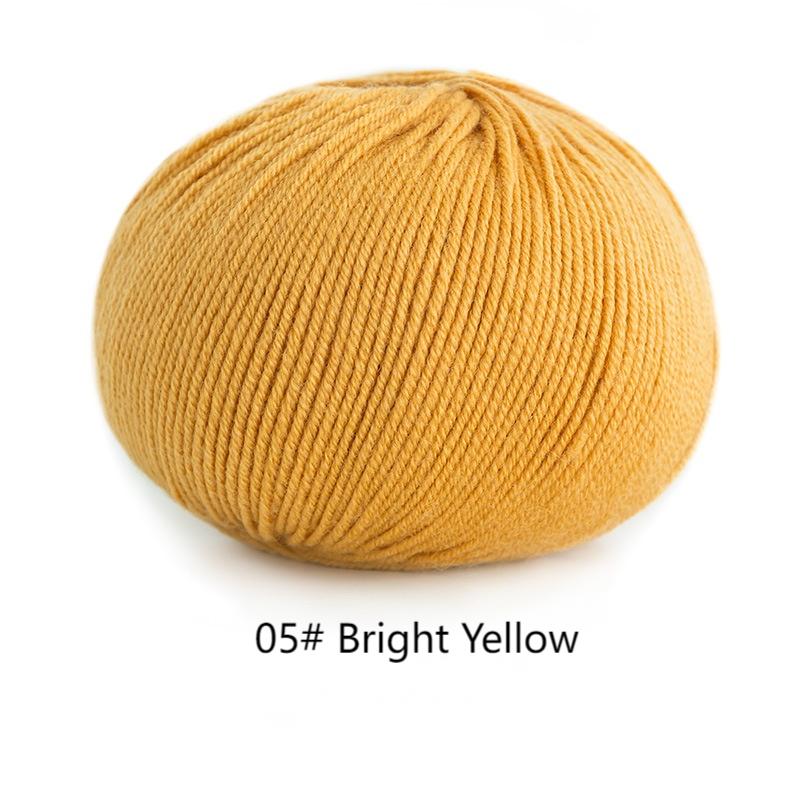 Morandi 4# Australian Merino wool yarn hand-woven gift crochet rod hat scarf sweater handmade gift diy clothes bag-HOOKSTH