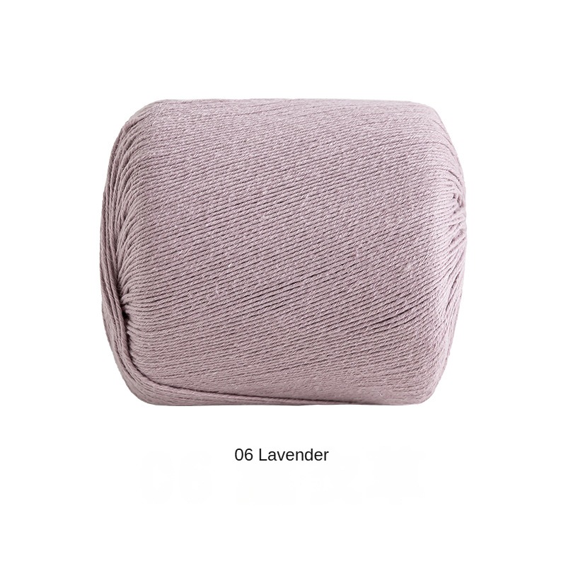 Morandi linen lace yarn hand-woven gift crochet rod hat scarf sweater handmade gift diy clothes bag-HOOKSTH