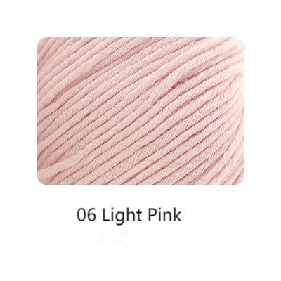 Organic cotton yarn hand knitting yarn 50g hand-woven gift crochet rod hat scarf sweater handmade gift diy clothes bag-HOOKSTH