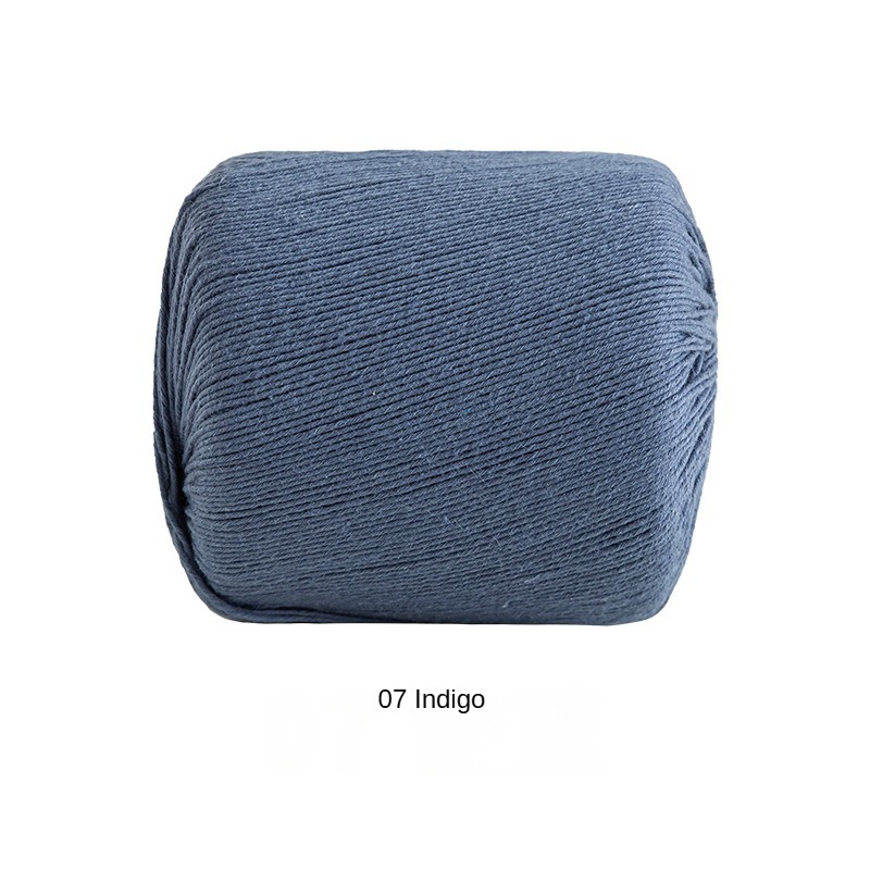 Morandi linen lace yarn hand-woven gift crochet rod hat scarf sweater handmade gift diy clothes bag-HOOKSTH