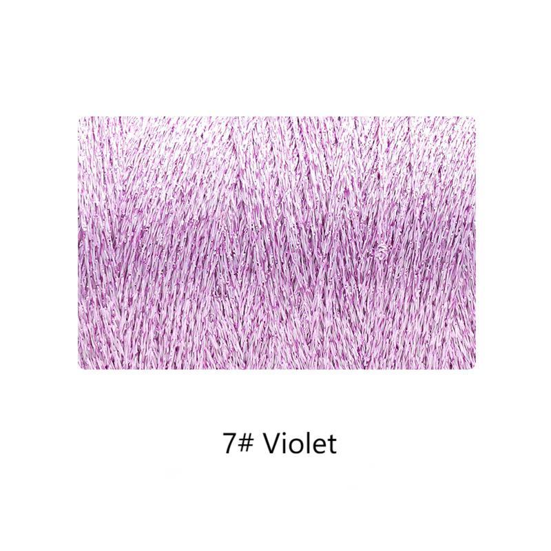 Gold yarn hand-woven gift crochet rod hat scarf sweater handmade gift diy clothes bag-HOOKSTH