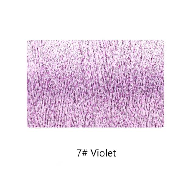 Gold yarn hand-woven gift crochet rod hat scarf sweater handmade gift diy clothes bag-HOOKSTH