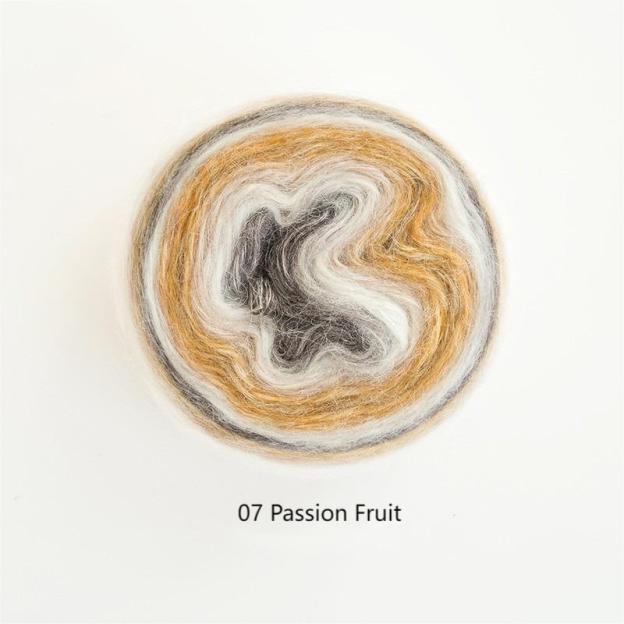 Impression sunrise wool cotton yarn hand-woven gift crochet rod hat scarf sweater handmade gift diy clothes bag-HOOKSTH