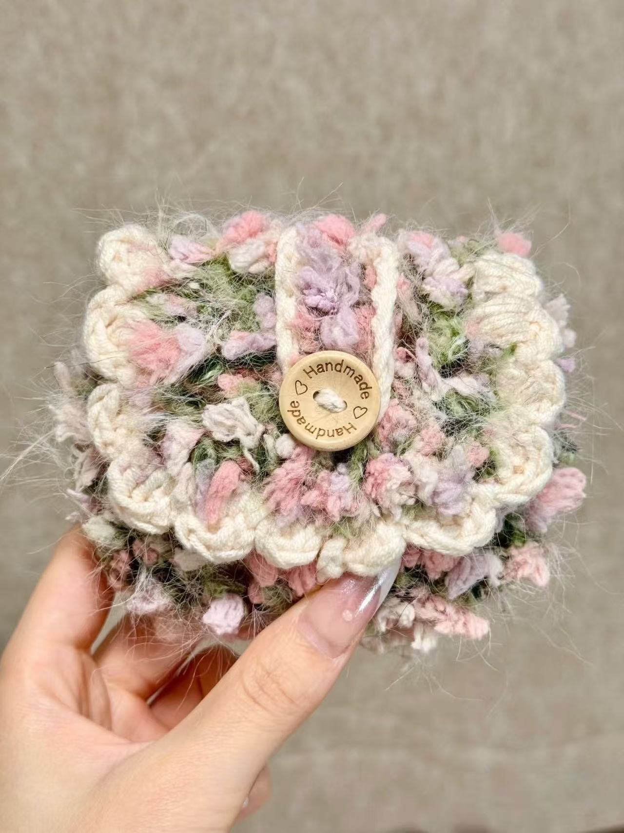 Slytherin | Hand Mixed Yarn Card Bag Material Pack Hand Crochet Mixing Bag Driver's License Bag Card Bag Headphone Bag DIY