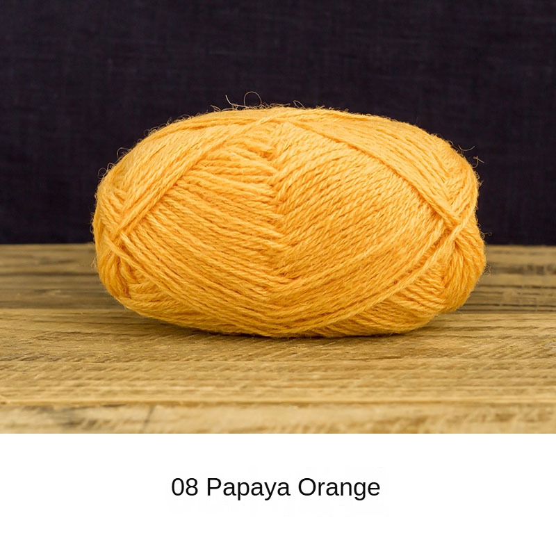 Delan wool yarn hand-woven gift crochet rod hat scarf sweater handmade gift diy clothes bag-HOOKSTH