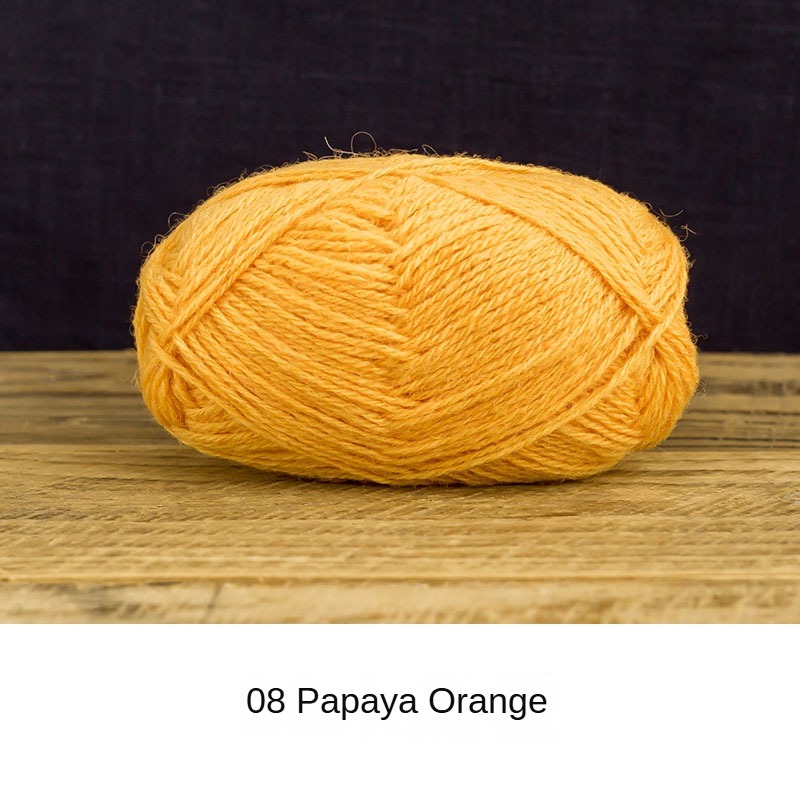 Delan wool yarn hand-woven gift crochet rod hat scarf sweater handmade gift diy clothes bag-HOOKSTH