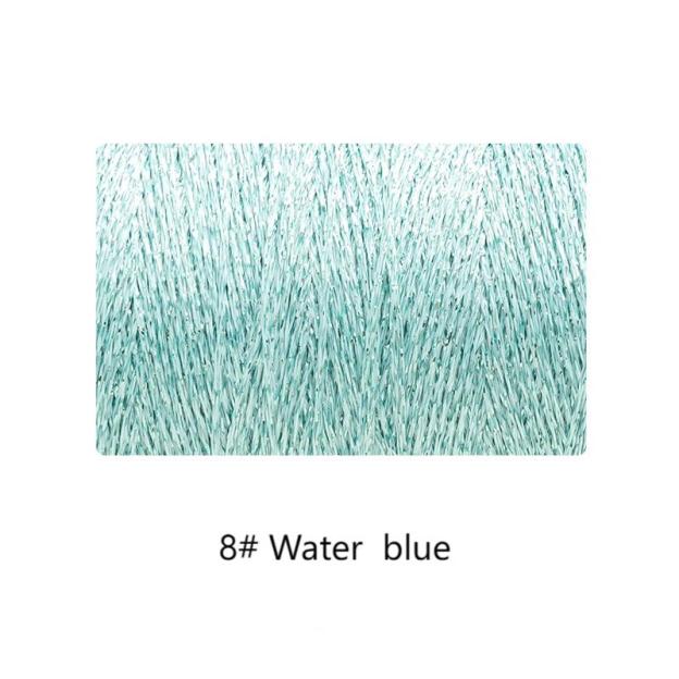 Gold yarn hand-woven gift crochet rod hat scarf sweater handmade gift diy clothes bag-HOOKSTH