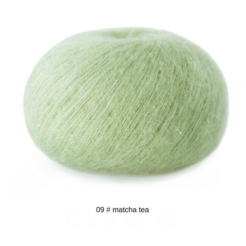 Su Su sister home phantom bright silk mohair according to the box wholesale wool ball hand-woven DIY crochet rod