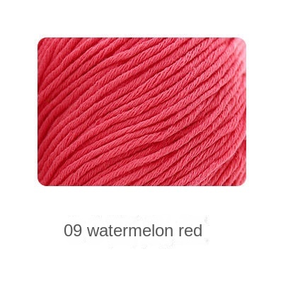 Organic cotton yarn hand knitting yarn 50g hand-woven gift crochet rod hat scarf sweater handmade gift diy clothes bag-HOOKSTH
