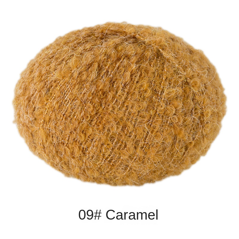 Loop yarn wool yarn hand-woven gift crochet rod hat scarf sweater handmade gift diy clothes bag-HOOKSTH