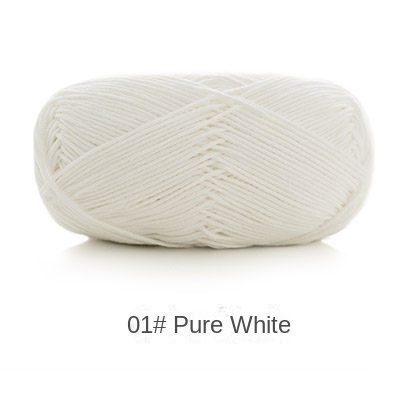 5-ply combed Cotton &  Acrylic hand knitting yarn 100g hand-woven gift crochet rod hat scarf sweater handmade gift diy clothes bag-HOOKSTH