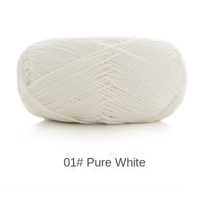 5-ply combed Cotton &  Acrylic hand knitting yarn 100g hand-woven gift crochet rod hat scarf sweater handmade gift diy clothes bag-HOOKSTH