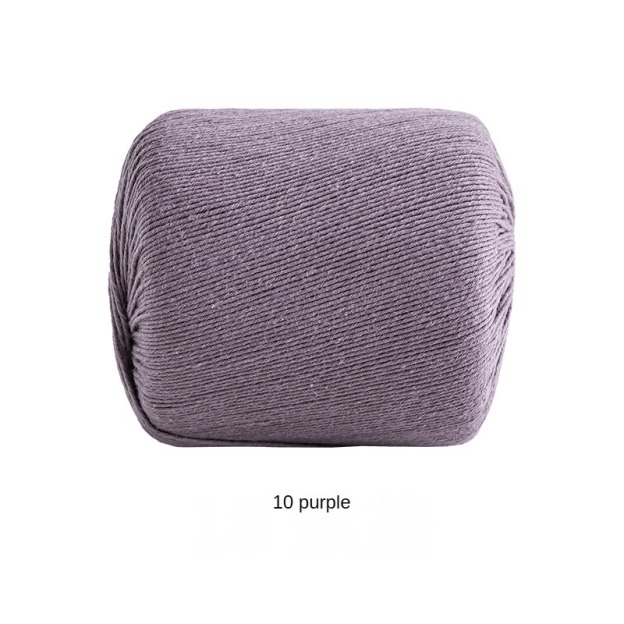 Morandi linen lace yarn hand-woven gift crochet rod hat scarf sweater handmade gift diy clothes bag-HOOKSTH