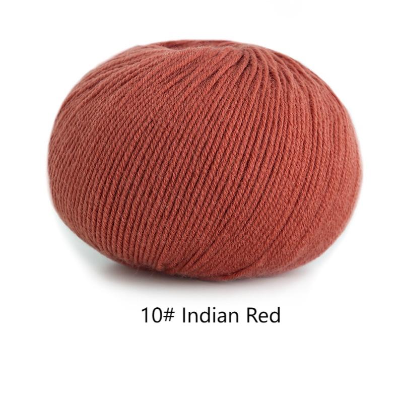 Morandi 4# Australian Merino wool yarn hand-woven gift crochet rod hat scarf sweater handmade gift diy clothes bag-HOOKSTH