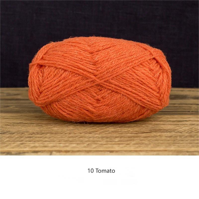 Delan wool yarn hand-woven gift crochet rod hat scarf sweater handmade gift diy clothes bag-HOOKSTH